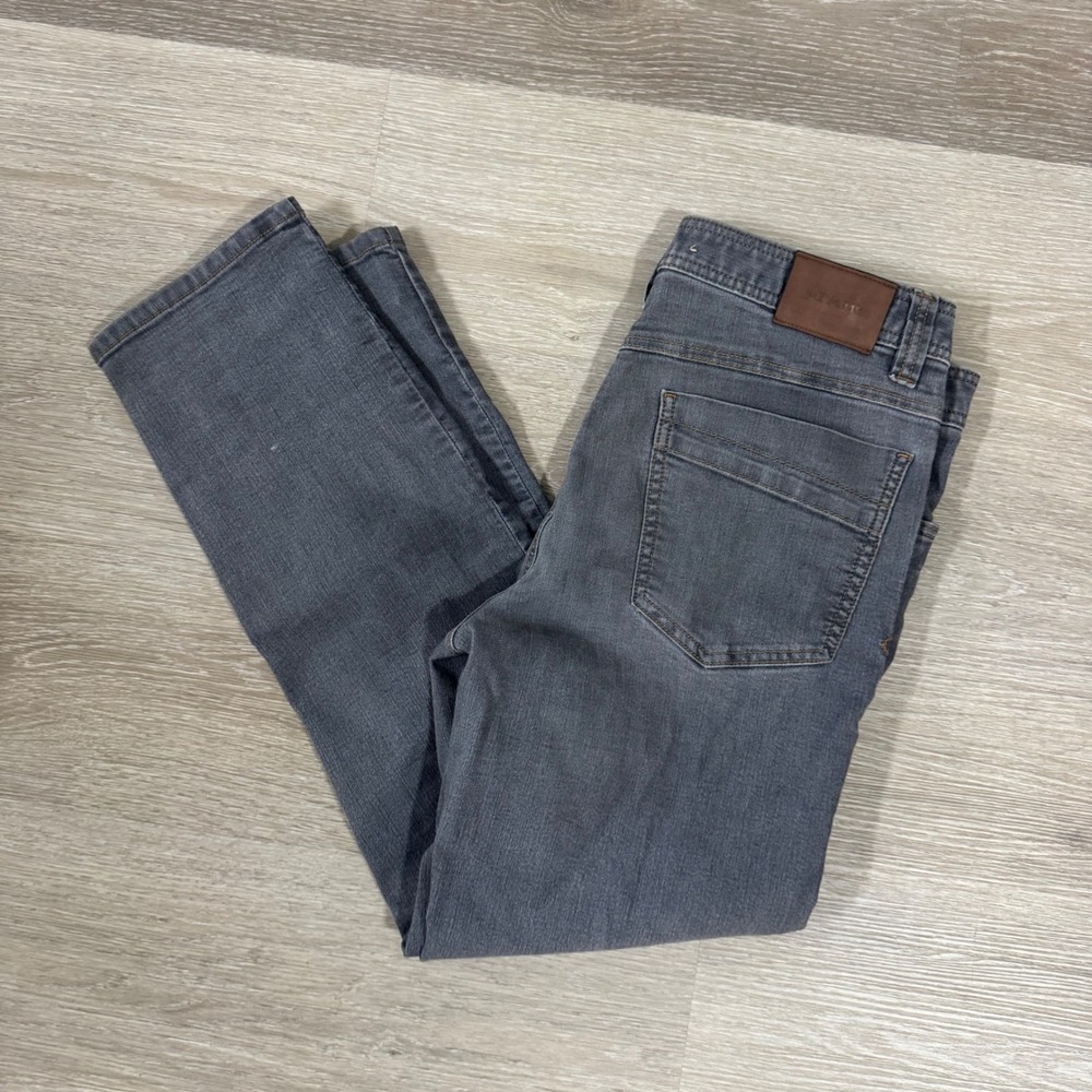 Prana Slim Fit Jeans Mens 32x30 Gray M4BD30315 Organic Cotton Stretch Denim